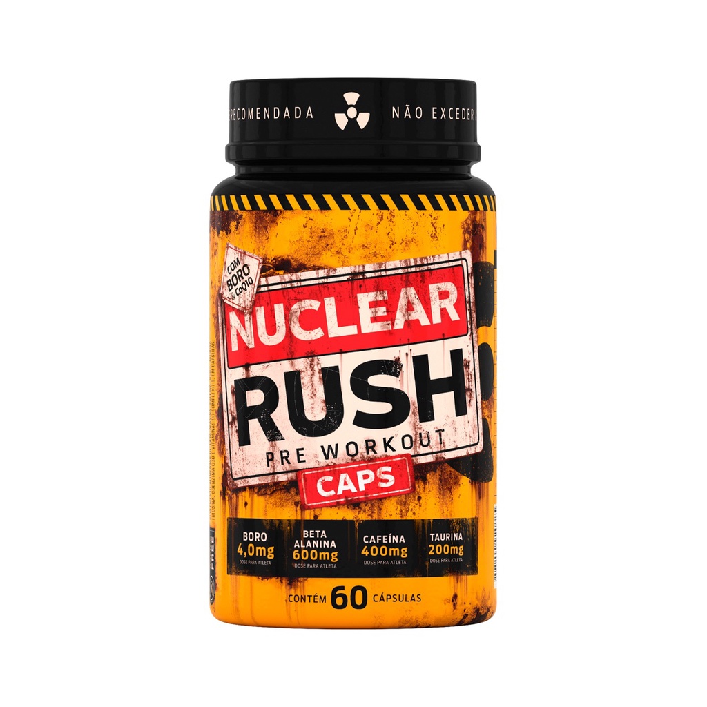 Nuclear Rush 60 Cápsulas - Bodyaction