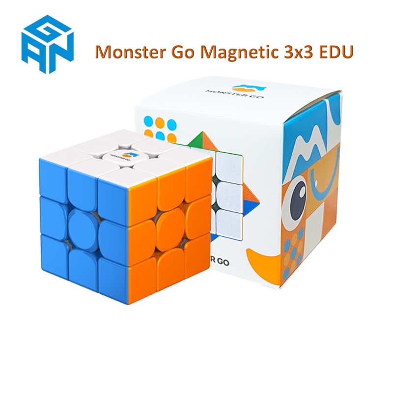 GAN MG356 3X3X3 Monster Go 3 × 3 Magnetic Magic Cube Speed Puzzle Brinquedos Infantis 3x3 Cubo Magico Original Profissional Húngaro