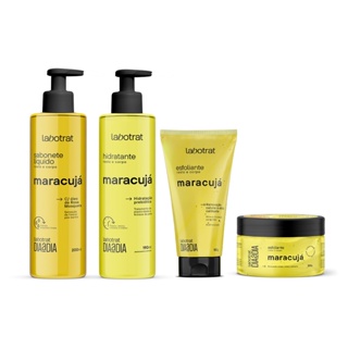 Labotrat Kit 4un Dia a Dia - 1un Sabonete + 1un Hidratante + 1un Esfoliante 150g + 1un Esfoliante 300g - Maracujá