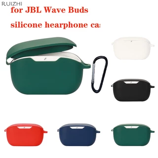 Nova Capa De Silicone Para A JBL Wave Buds Proteção Total À Prova De Choque Fones De Ouvido Com Caixa De Gancho