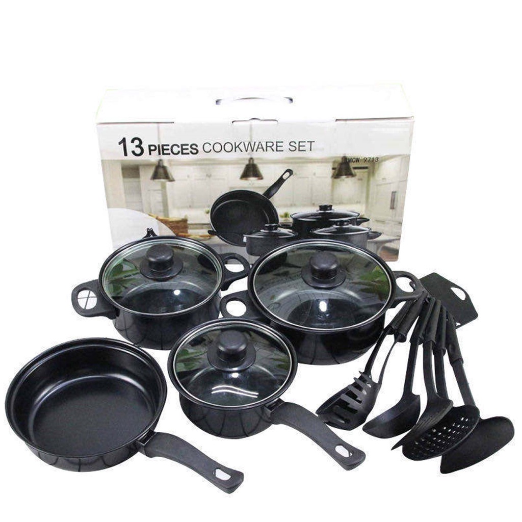 Gotham Diamond Steel 12 Piece Nonstick Cookware Set - Suprema