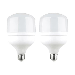Kit 2 Lâmpada Led Bulbo 40w 6500k Branco Frio E27 Bivolt