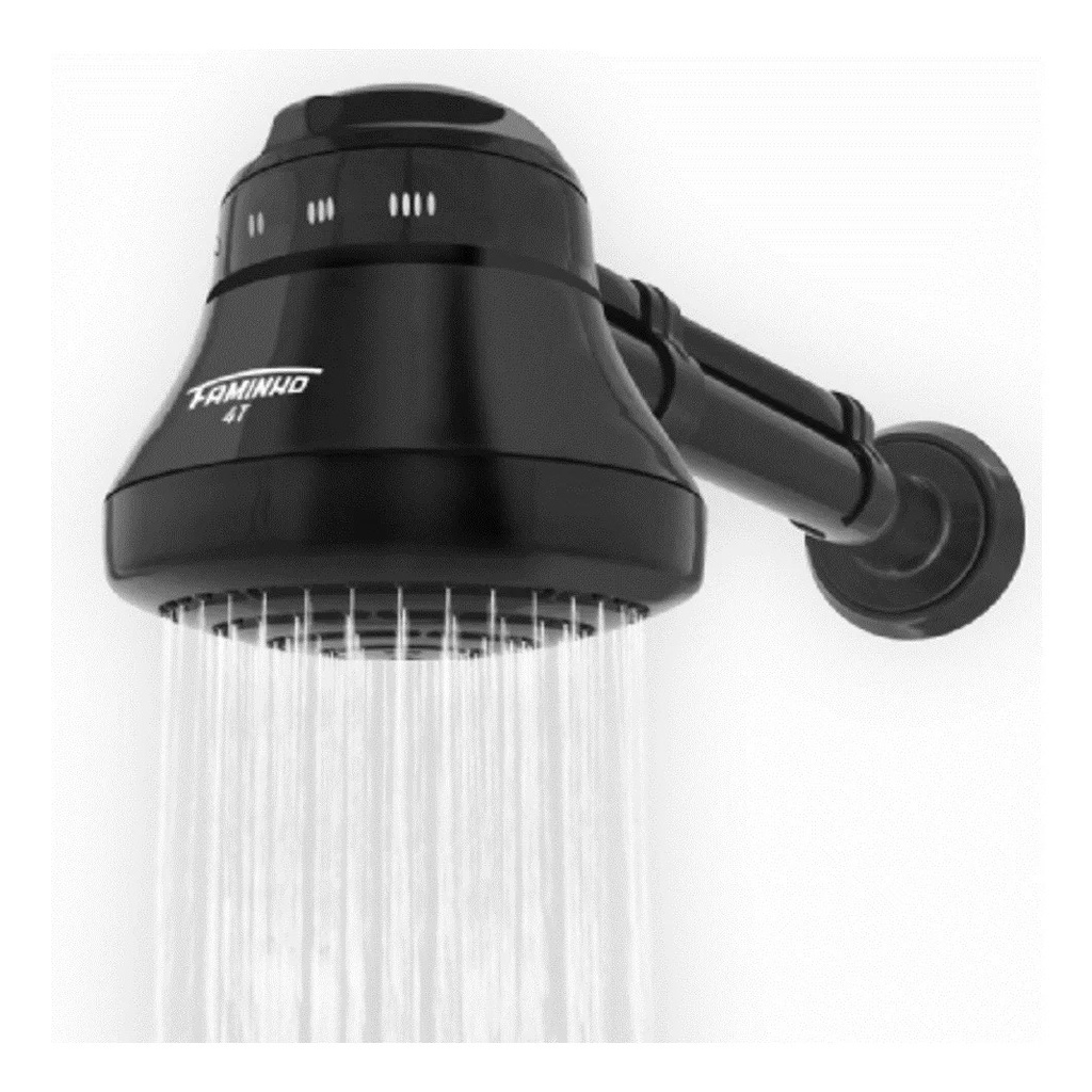 Chuveiro Elétrico Ducha Fame Preto C Cano 4t 5400w 110v Shopee Brasil