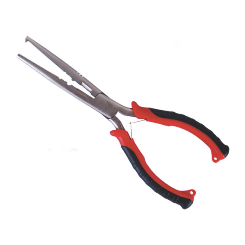 Alicate Pescador Bico Longo Com Pinça Na Ponta Aço Carbono 9 Polegadas 23cm