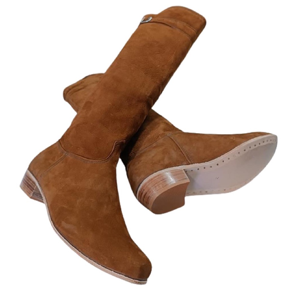 Bota Masculina Solado Couro Cano longo Baile Gaucho Shopee Brasil