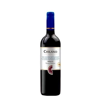 Vinho Chilano Merlot Garrafa De 750ml