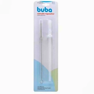 Canudo Em Silicone e Escova Para Garrafinha 13786 - BUBA