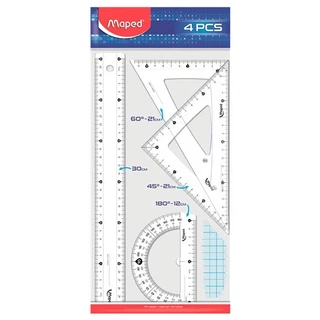 Kit para desenho Classic 242830 4 peças Maped