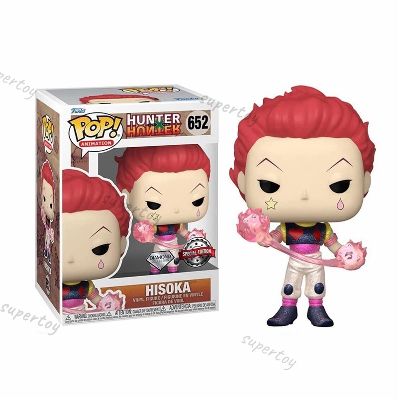 Funko Pop 652 Hunter x Hunter - Hisoka Action Figure Figuras De Ação Hisoka