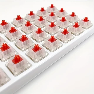10/20/35pcs ks-3 Gateron Milky Red SMD Micro Switch RGB De 5 Pinos Teclado De Jogo Mecânico MX Táctil Compatível Com Clicky Linear DIY