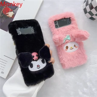Capa Dura Kuromi 3D Para Samsung Z Flip 1 2 3 4 5 6 5G Zflip3 Fofo E Quente PC Galaxy Flip3