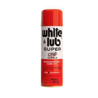 Desengripante em Spray Óleo Lubrificante White Lub 300ml Orbi