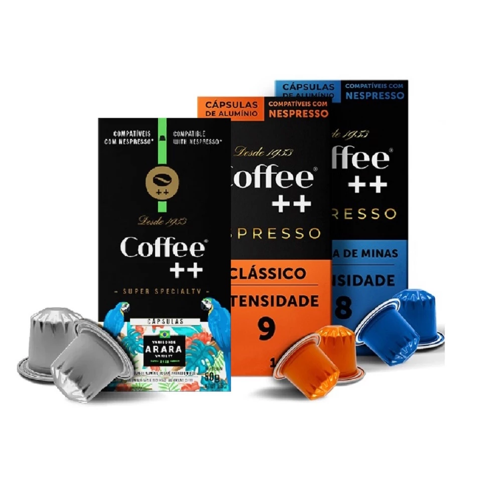 Kit 30 Cápsulas de Café Coffee Mais compatível com Nespresso