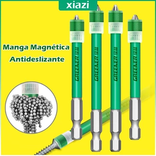 GREENER Bit Anti-Derrapante Cruzamento Forte Chave De Fenda Elétrica De Círculo Magnético Dureza Broca Manual