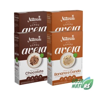 KIT 4 Aveia em Flocos Saborizada 170g - Naturale