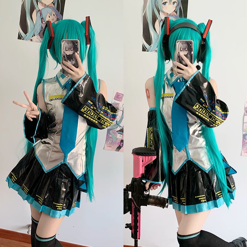 Quadrinhos Recomenda Hatsune Miku Porque As Roupas Bonitas Cosplay Fantasias Shopee Brasil