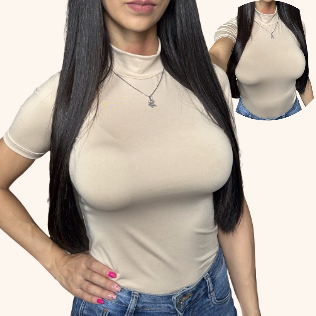 KIT COM 2 BLUSA SEGUNDA PELE