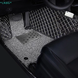 LKBG > Tapete De Piso Para Carro Placa De Raspagem De Calcanhar Carpete Antiderrapante Capa De Prata Auto Liga Anti-Derrapante Acessórios Interiores Universais Novo
