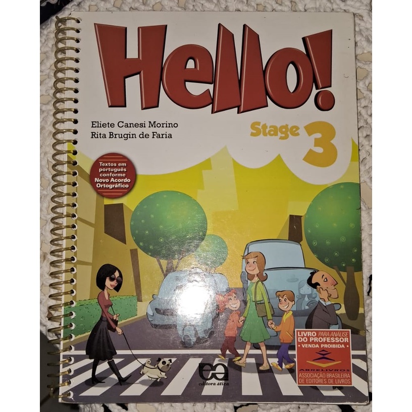 Hello!! Stage 3 Livro Do Professor (2010) | Shopee Brasil