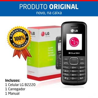 Celular Idoso  Simples LG B220 Dual chip Radio Entrada De Antena Rural