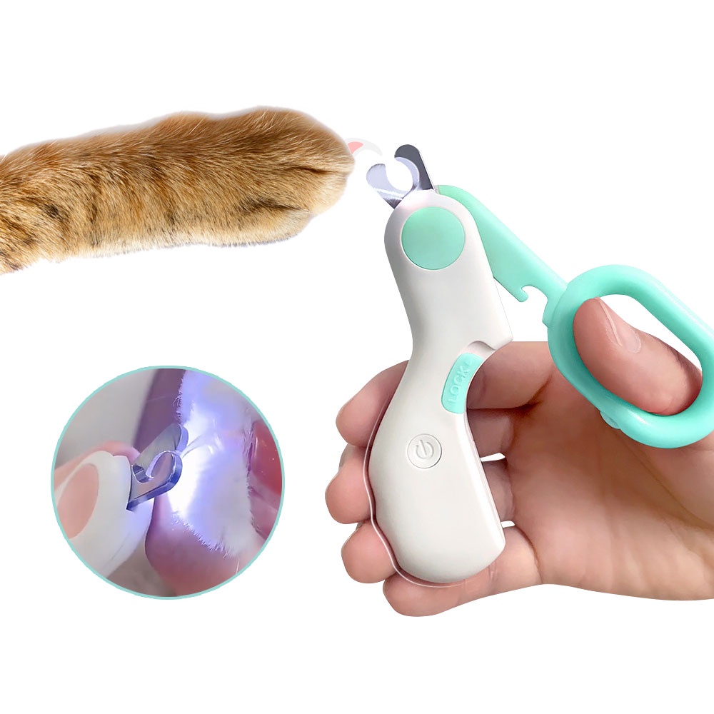 Cortador De Unha Gato Com Led Profissional Cachorro Aparador Pet ...