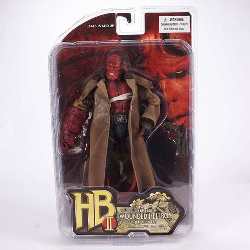 Filme Clássico MEZCO Hellboy PVC Ação Figura Colecionável Modelo