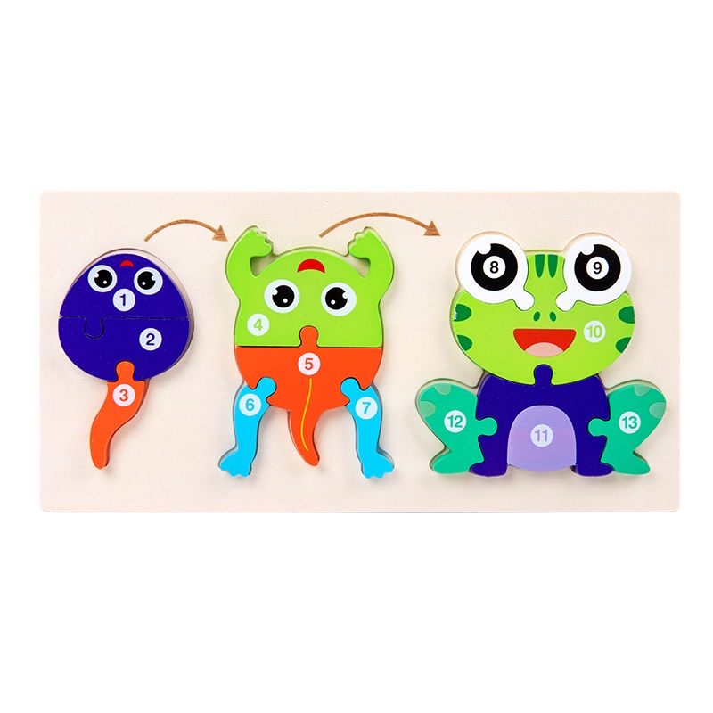 Ear Educação Infantil 3d Quebra-cabeça Tridimensional Bloco de ...