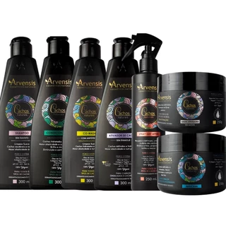 Kit Arvensis Cachos Profissional 7 Itens