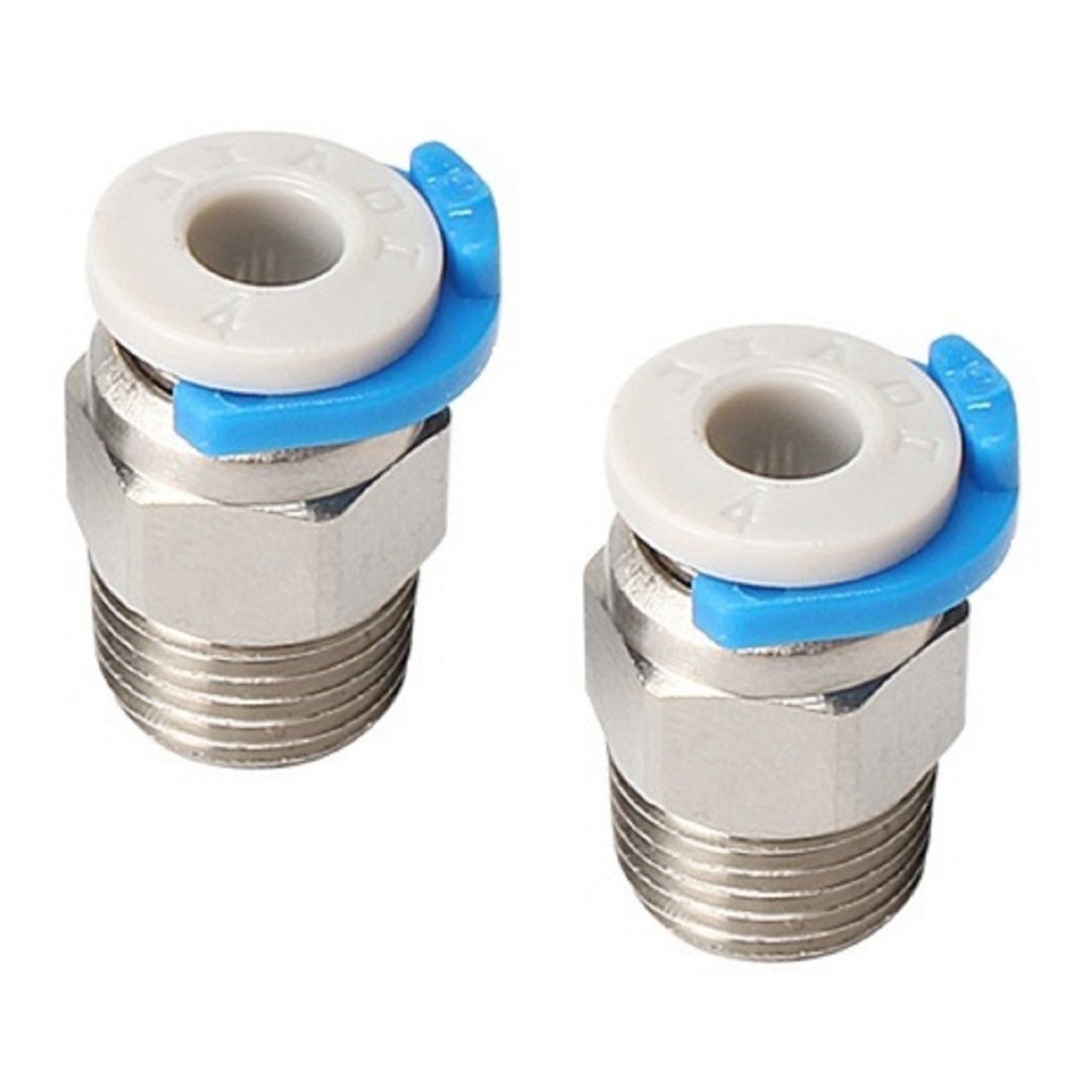SG Store 20 Pezzi PC4-M10 Maschio Dritto Pneumatico PTFE Connettore A Innesto Rapido Compatibile con E3D V6 Stampante 3D Estrusore Bowden A Lunga Distanza