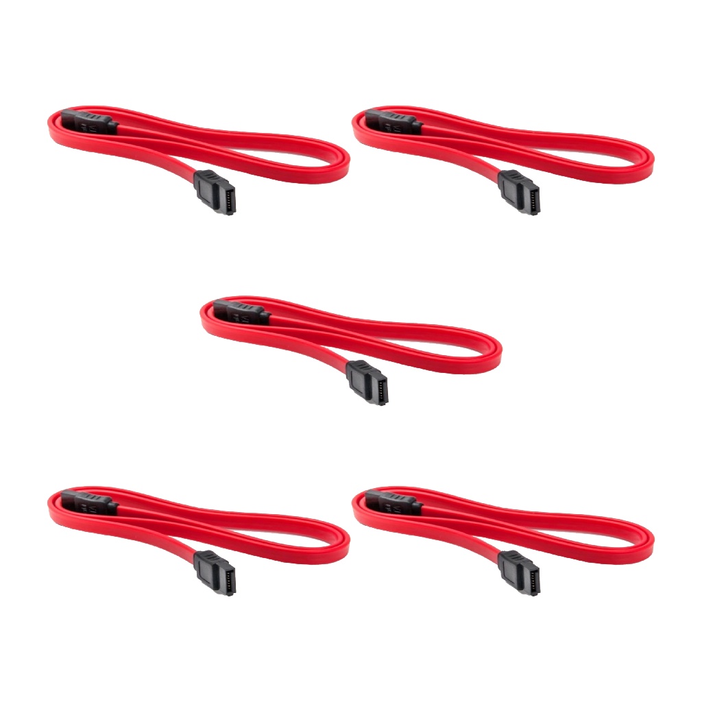 Kit 5 unidades cabo sata para dados 50 cm hd ssd gravador de dvd