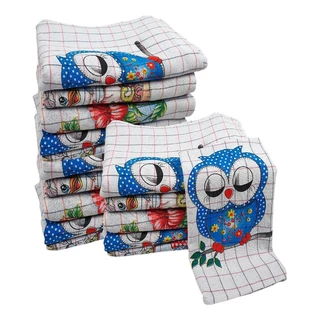 Kit50 Panos Prato Copa Cozinha Estamp 43x67cm Xadrez
