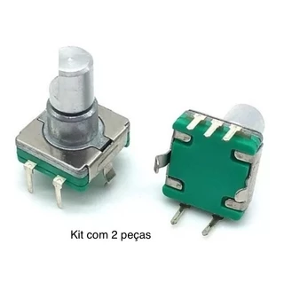 Kit 2 Potenciômetro Encoder 12,5mm Pioneer Positron Buster