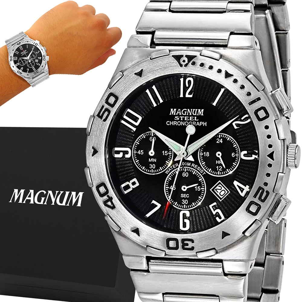 Relógio de pulso masculino da Magnum original MA33399M