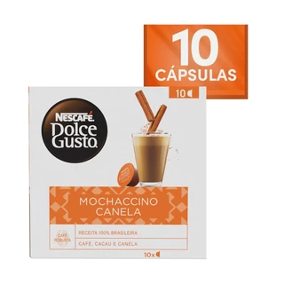 Dolce Gusto Mochaccino Canela 10 Cápsulas Caixa Fechada Original em Oferta na Shopee