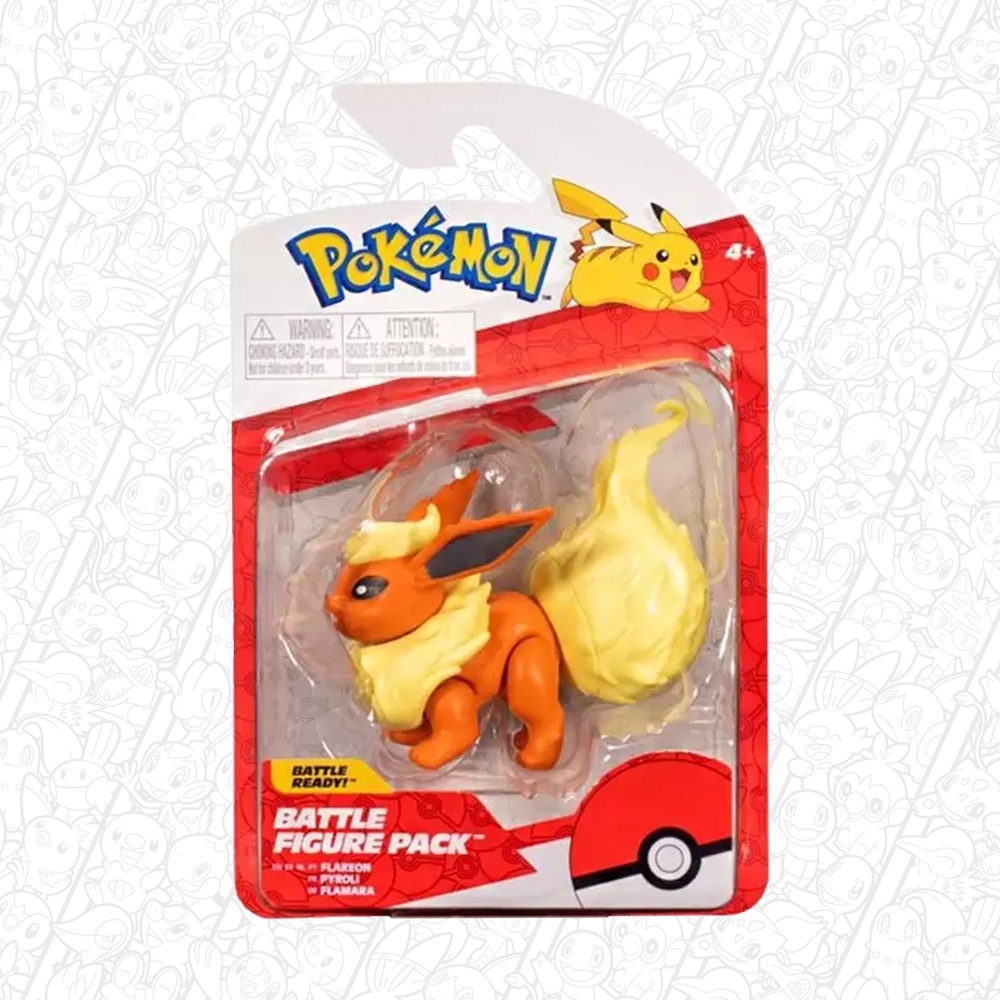 Pokémon Ataque Surpresa Scorbunny 5cm +Pokeball 03541- Sunny