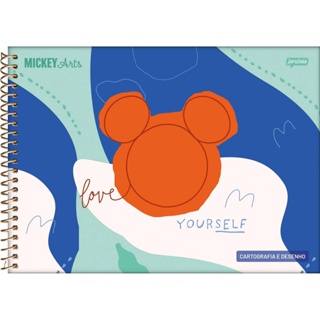 Caderno Cart Mickey Arts 80f