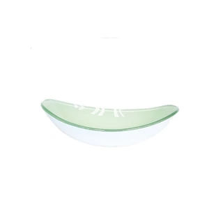 CUBA DE VIDRO OVAL 55CM BRANCA