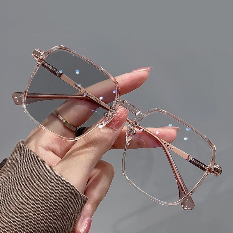 Óculos De Moda Fotocrômicos Anti-Radiação Para Mulheres/Luz Azul