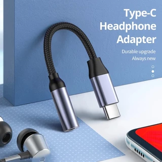 Adaptador Aux USB Tipo C A 3,5mm Para Fone De Ouvido Huawei Xiaomi POCO Samsung Galaxy S21 Conversor De Áudio Digital HiFi DAC Acessórios De Telefones Celulares Android (Não)