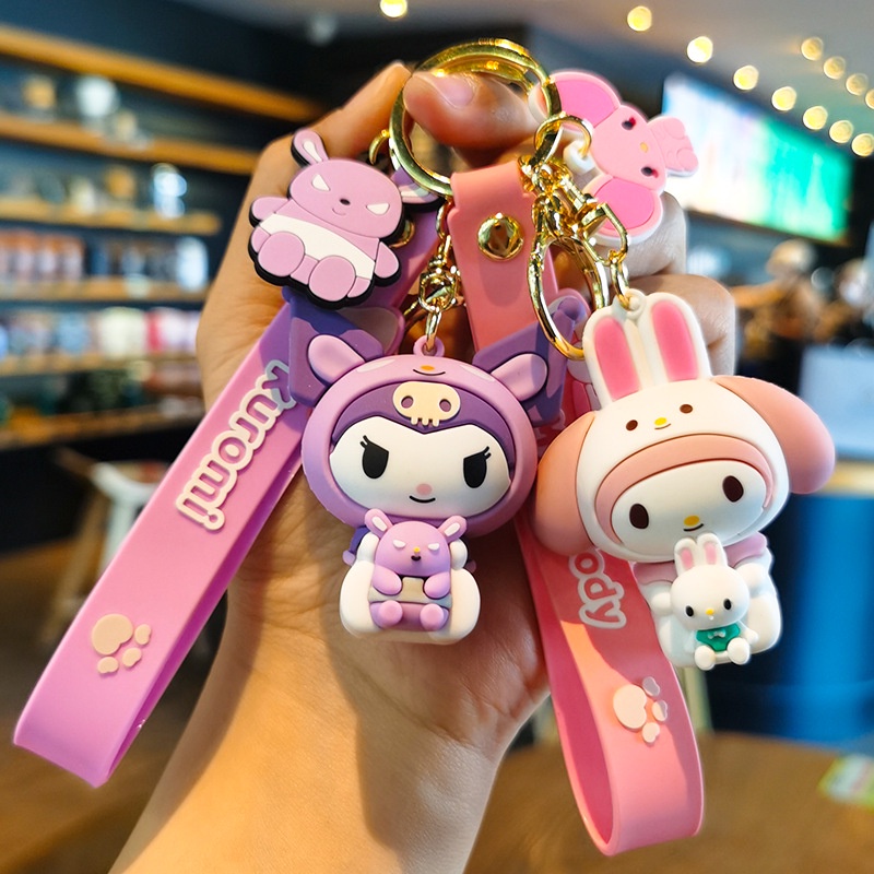 わたる Hello Kitty Sanrio HelloKitty MyMelody kulomi Chaveiro Doll Pendant | Shopee