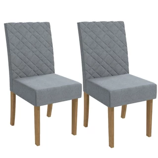 Conjunto de Cadeiras Estofadas Kappesberg 2CAD133FR