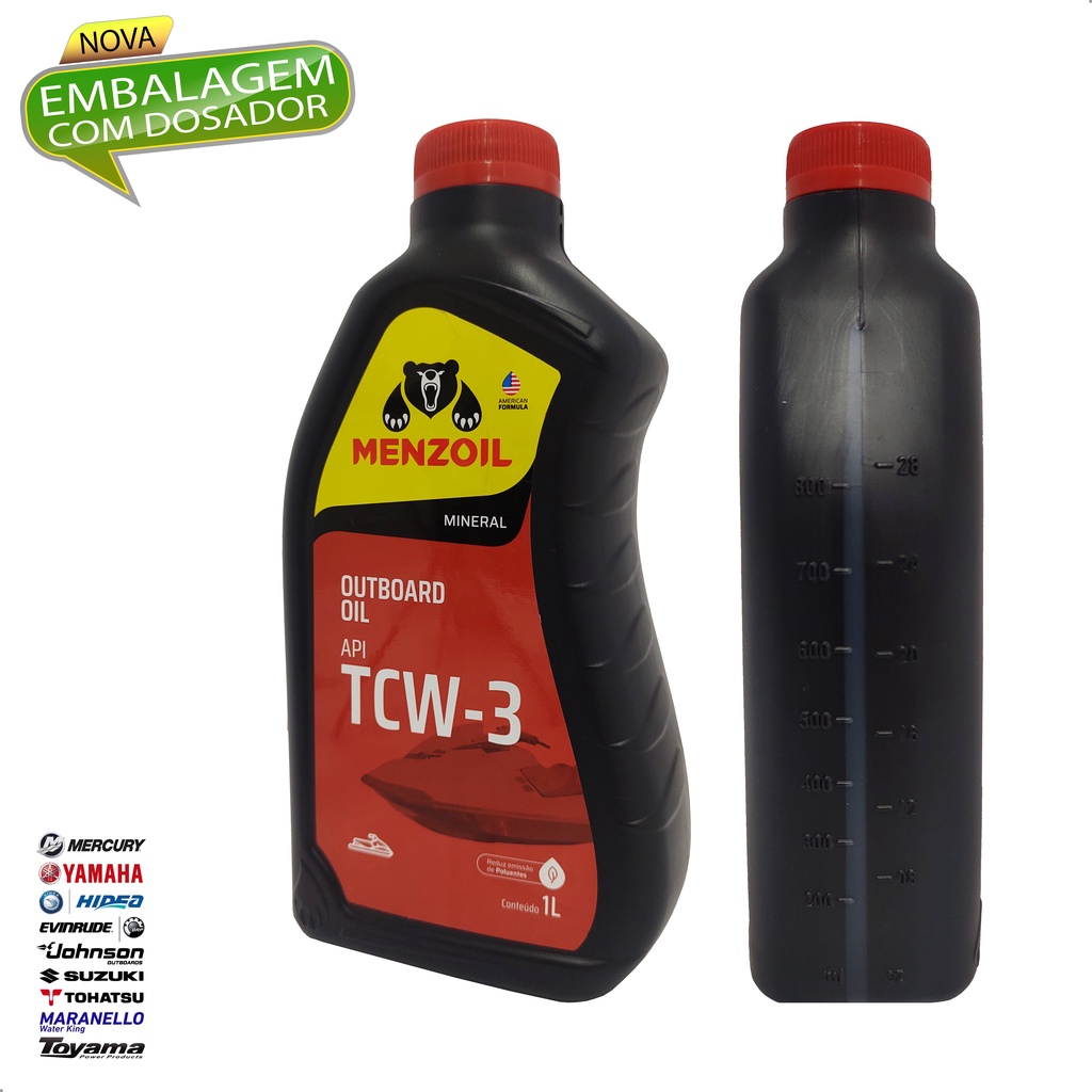 Óleo Premium TCW3 Menzoil 2 Tempos Todos Motores de Popa