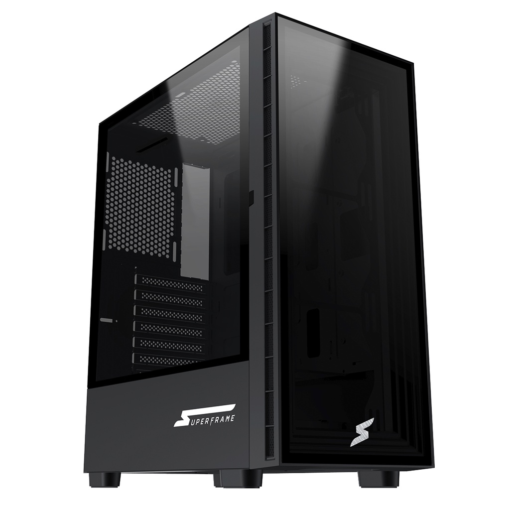 Gabinete Gamer SuperFrame Strider, Mid Tower, Vidro Temperado, ATX, Sem Fonte, Sem Fan