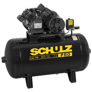 Compressor de Ar 10 Pés 110 Litros Monofásico Pro SCHULZ