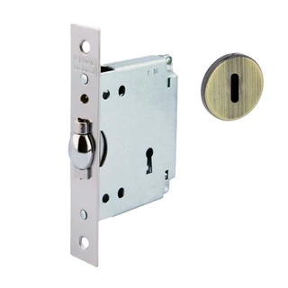Fechadura Portas Internas Trinco Rolete 45mm Antique Brass 1010 Yale La Fonte