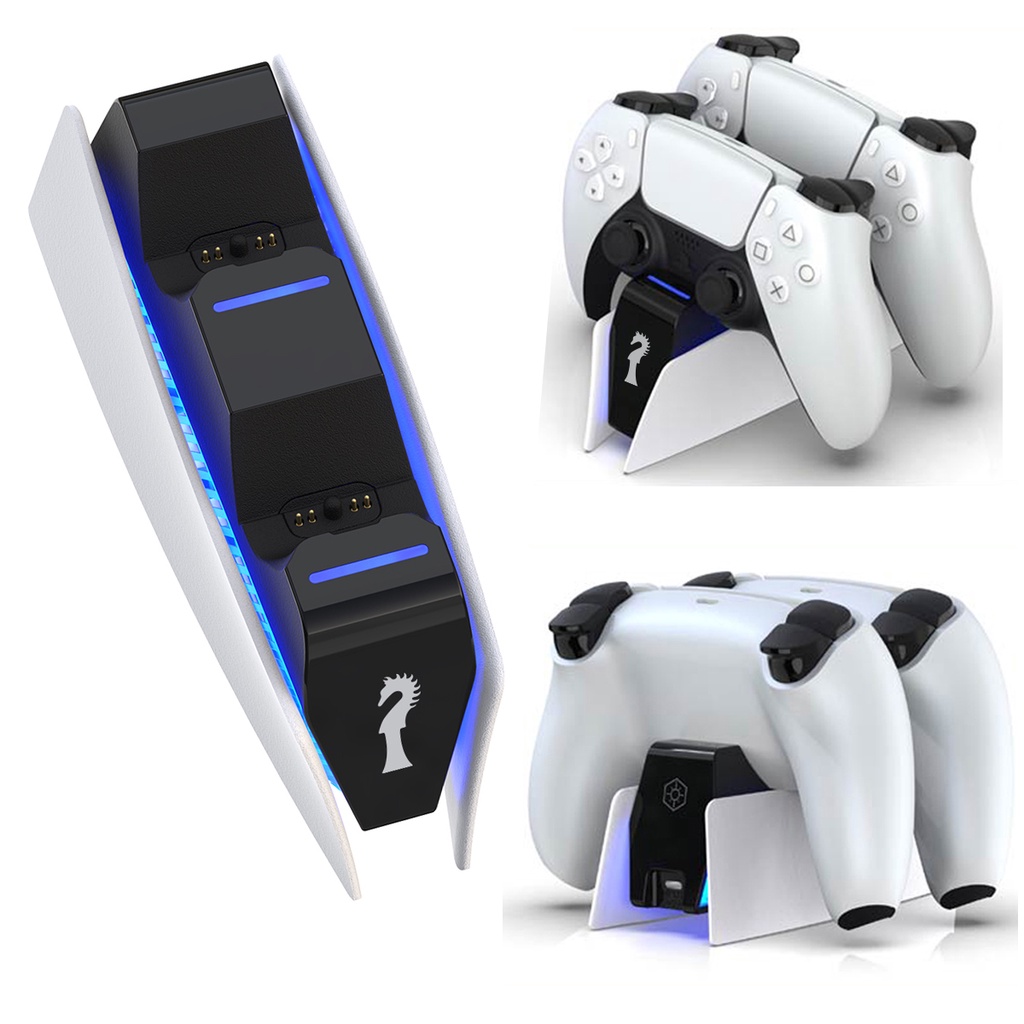 Carregador Rápido Duplo Para Ps5 Controlador De Estação De Carregamento Rápido Doca Stand Rápido