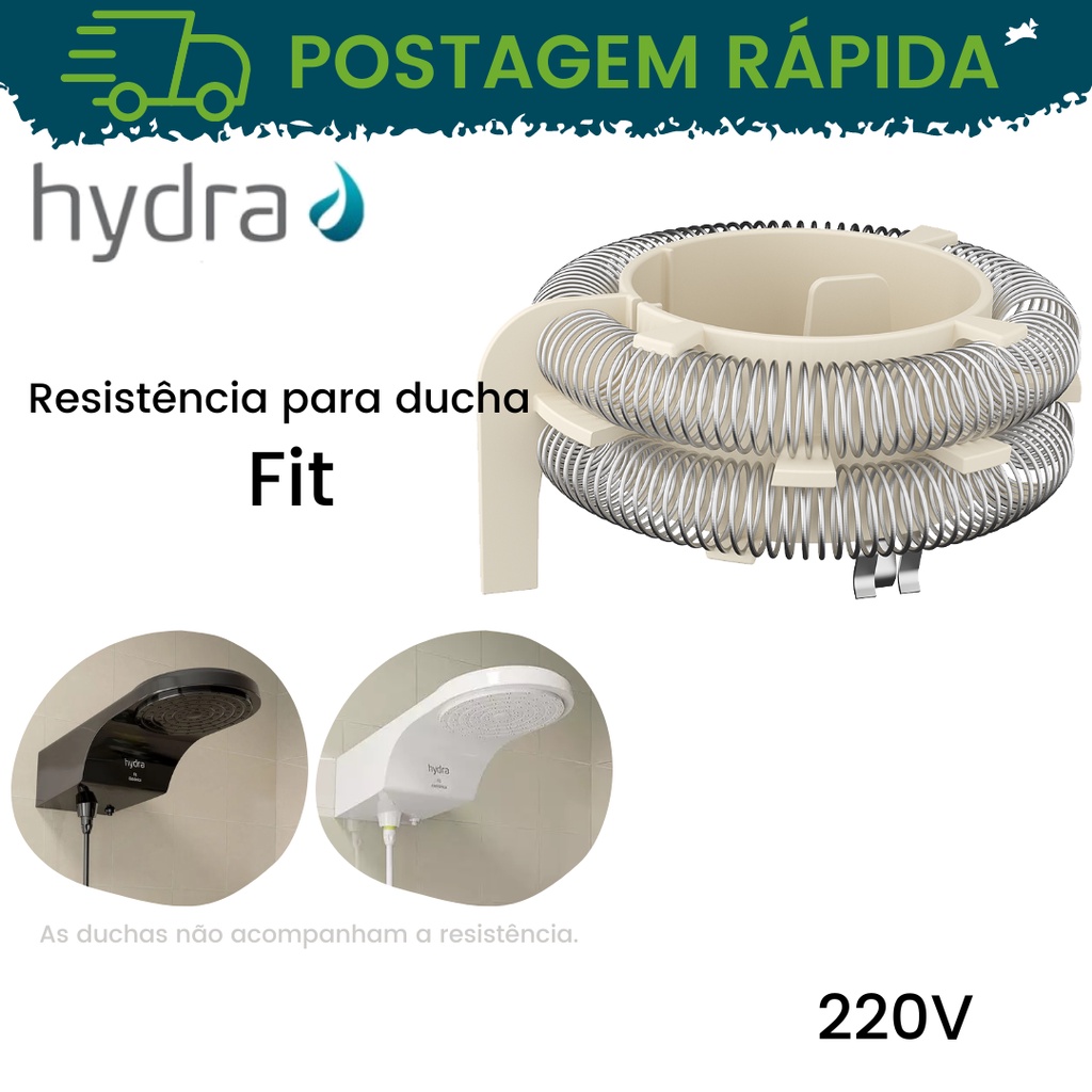 Resistência Hydra para Chuveiro Ducha FIT 6800W 220V Original | Shopee ...