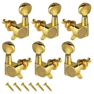 Tarraxas Modelo 3R3L Para Guitarras Tipo LesPaul Douradas
