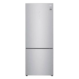 Geladeira Smart LG Inverter Bottom Freezer 451 litros GC-B659NSM Prata