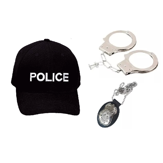 Kit Policial Fbi Swat Adulto E Infantil P/ Festas | Shopee Brasil